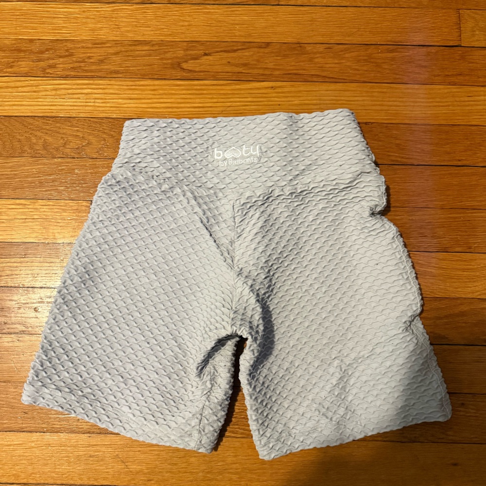 Booty by Brabant Croco Skin Bike Shorts in Stone